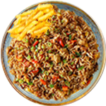 Fried Rice & Curry Sauce 