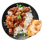 Fried Rice & Chicken Bhuna 