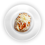 Baked Potato Cheese & Beans 